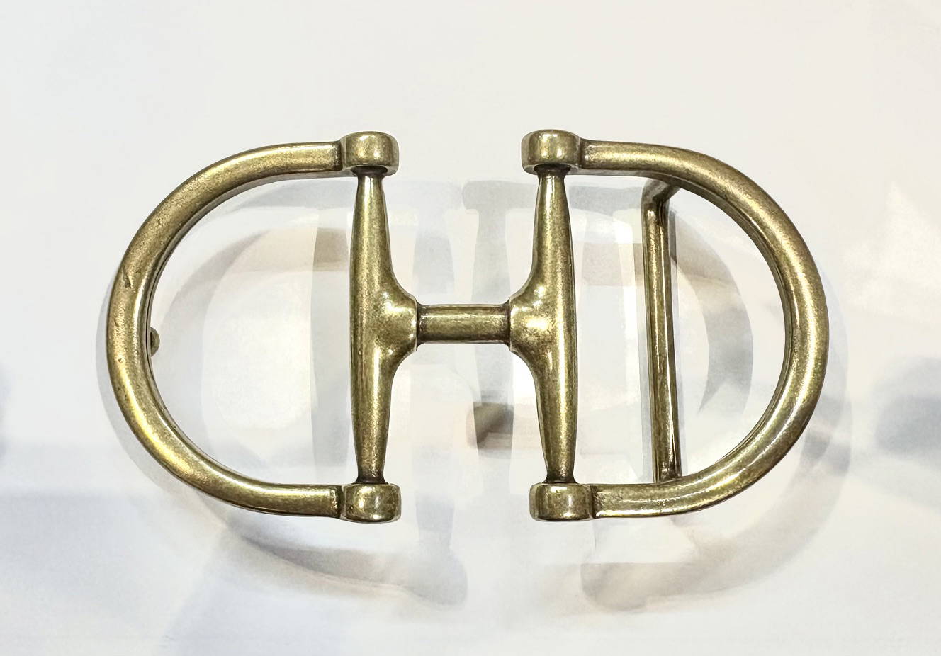 'Pegasus' Brushed Brass Detachable Jeans Belt Buckle | 'Pegasus' Brushed Brass Detachable Jeans Belt Buckle