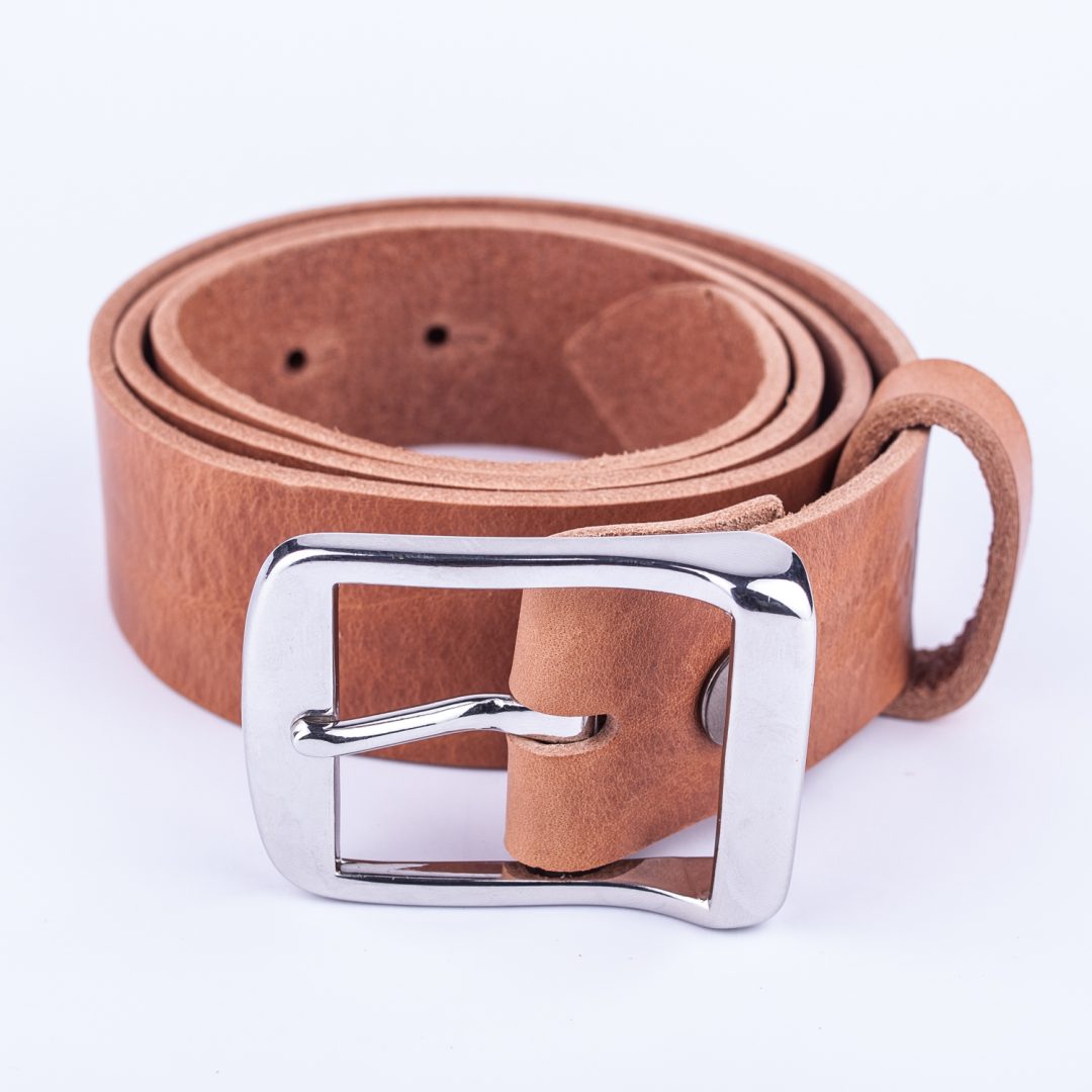 mens brown leather jeans belt