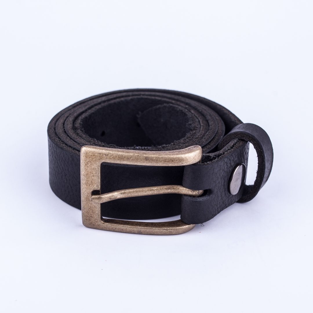 mens black dress belt