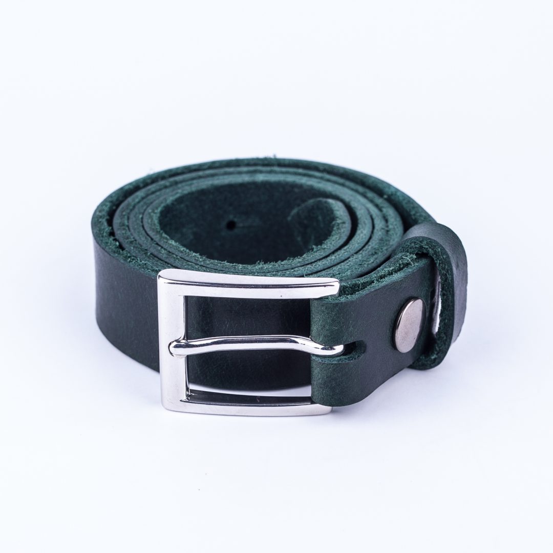 mens green belt