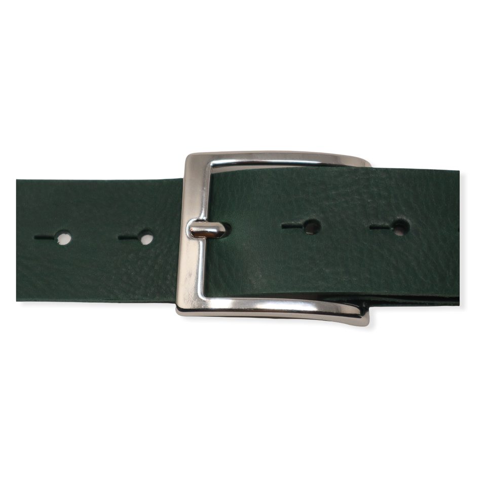 Green leather belt deals