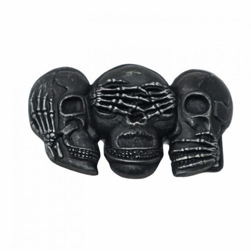 Skull belt buckle