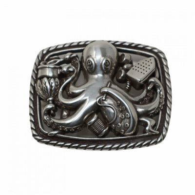 Octopus belt buckle