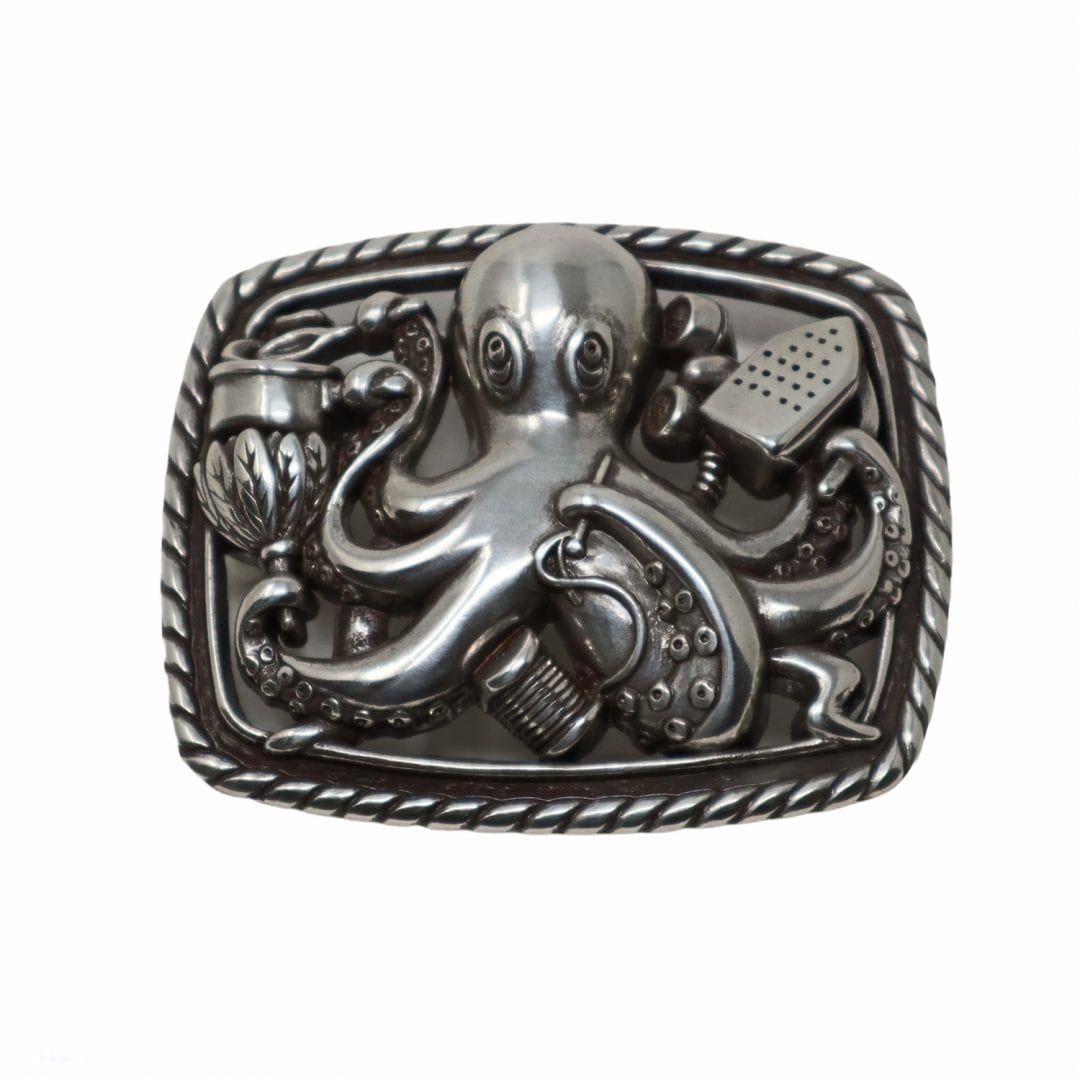 Detachable shop belt buckles