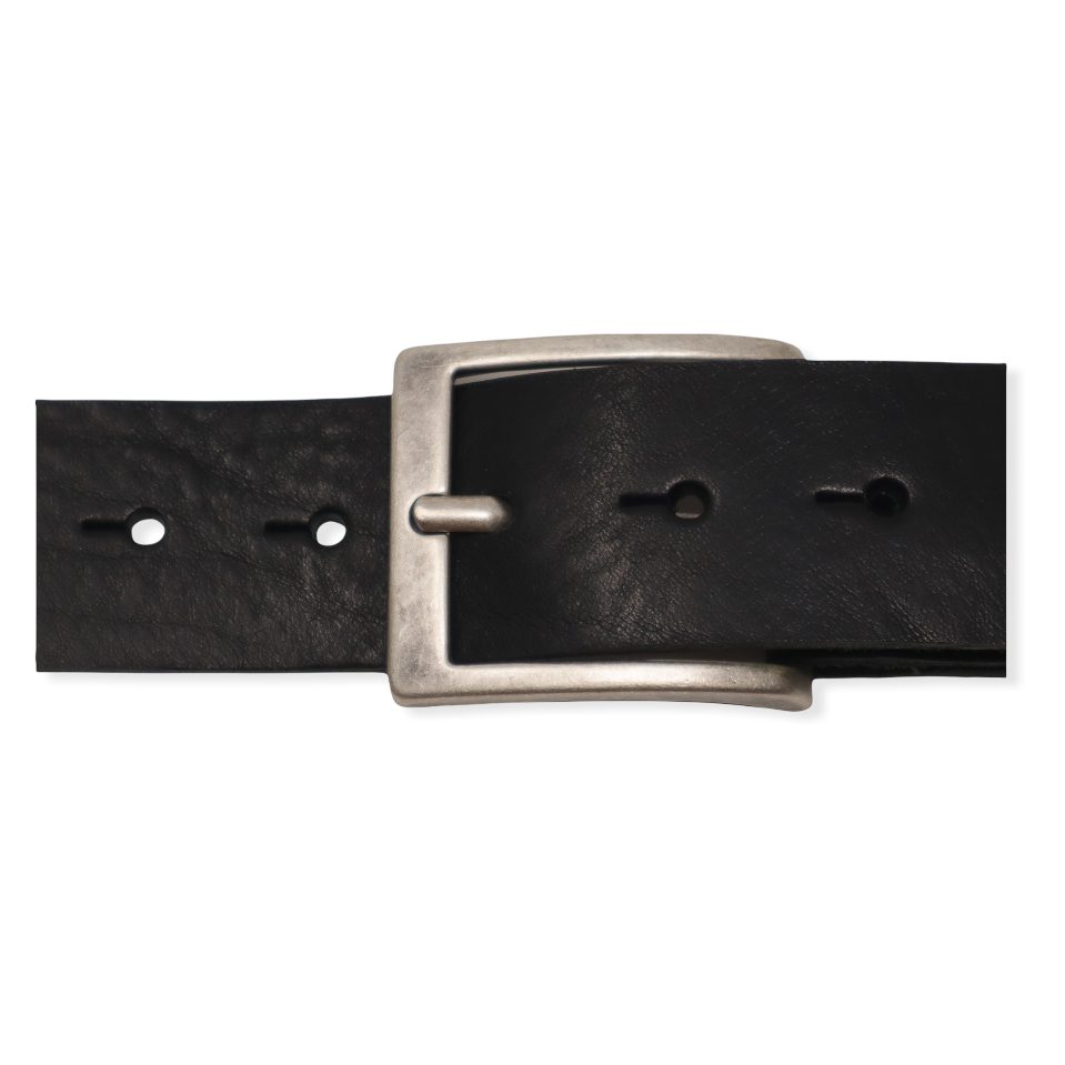 Mens Black Leather Belts - Handmade & UK | Hip & Waisted