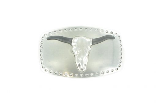 "Steer" (Silver) Jeans Belt Buckle